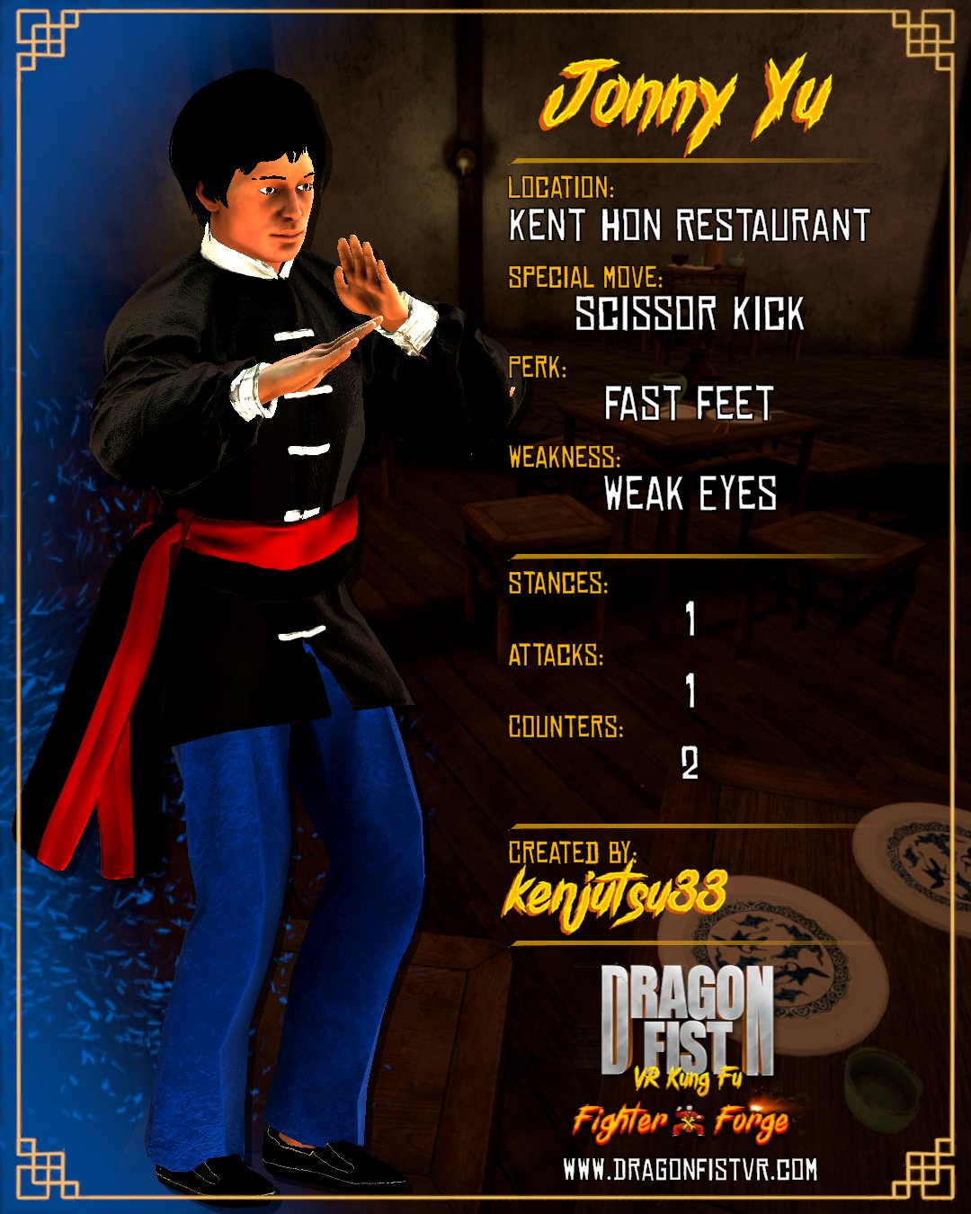 Jonny Yu - Created By: kenjutsu33